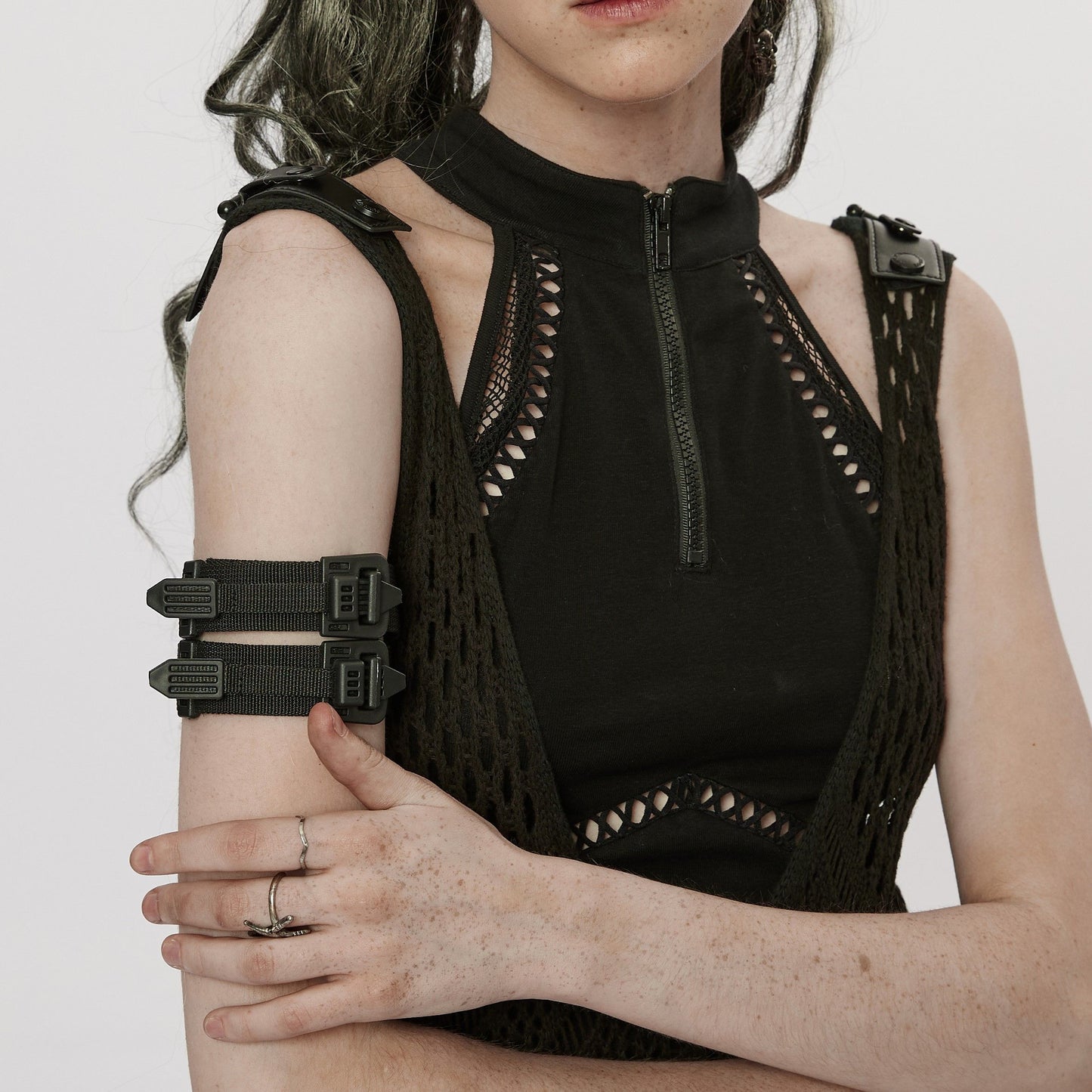 Double Strap Arm Cuff