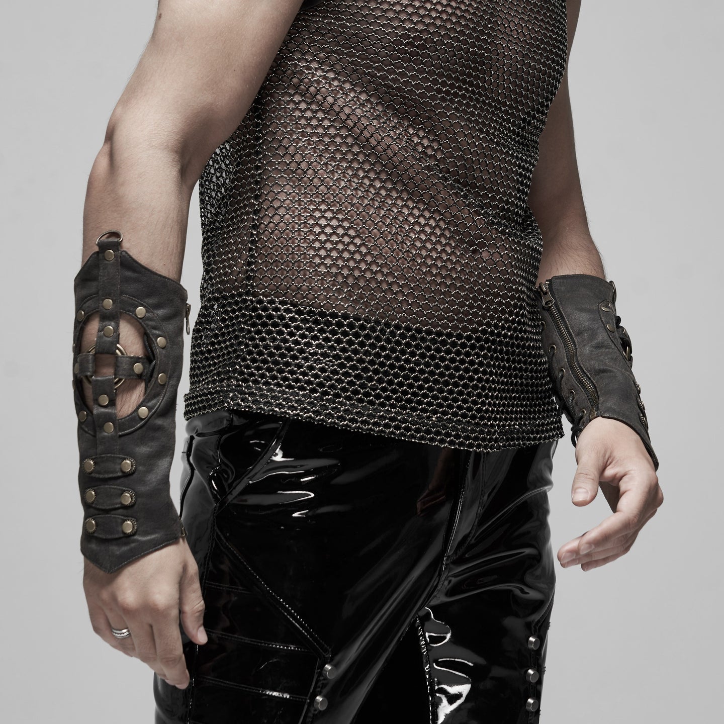 Burning Man Arm Guards Male