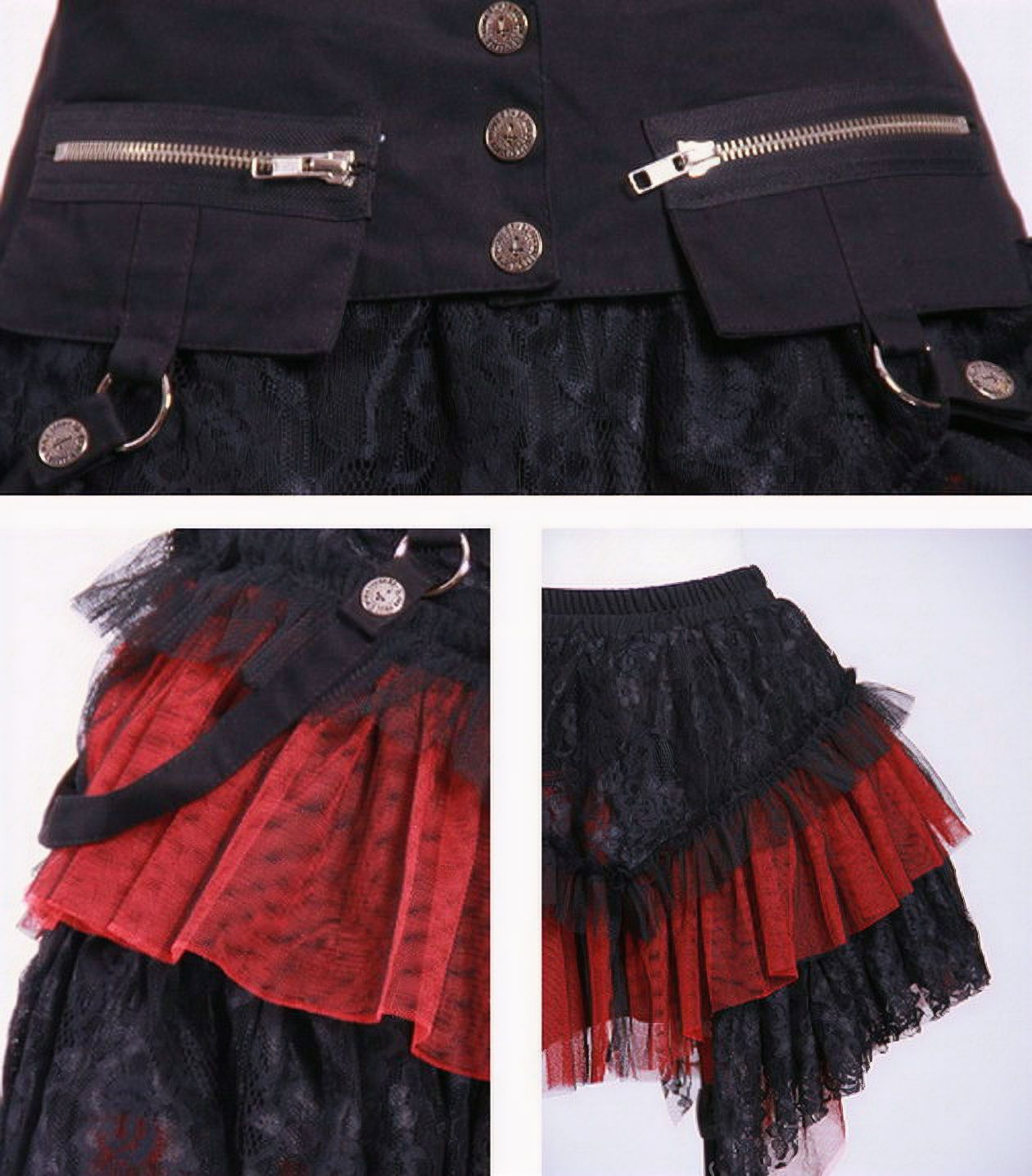 Pulse Rok Zwart - Rood