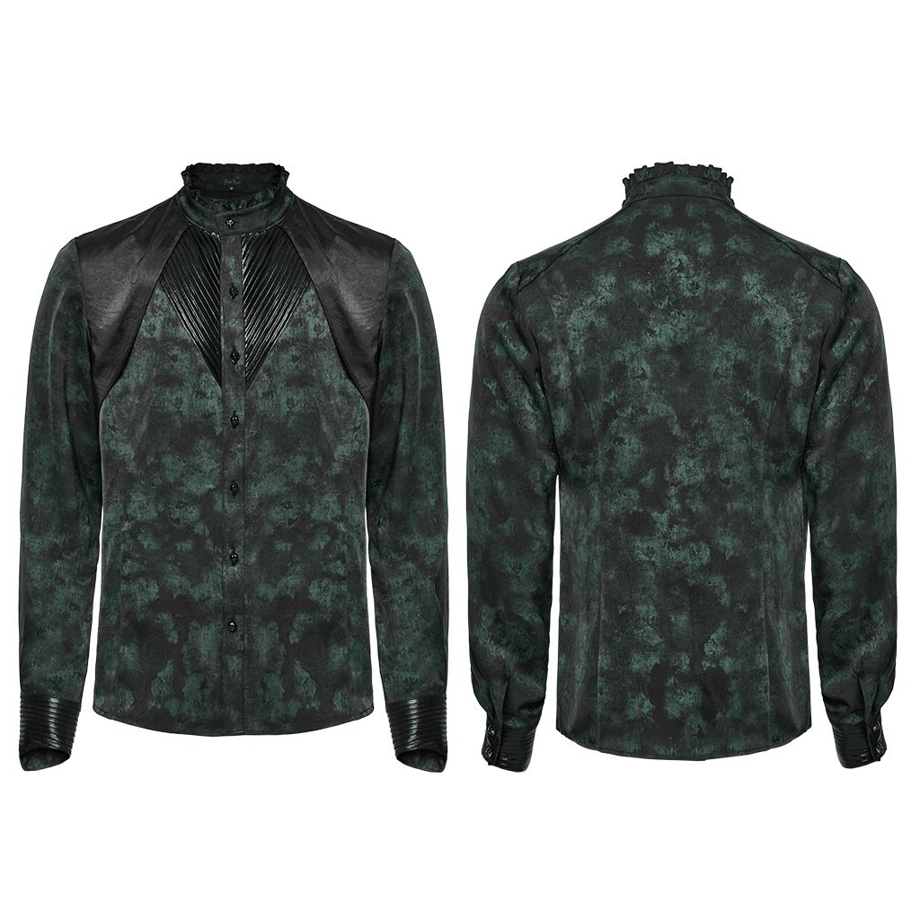 Punk Rave On My Way Shirt Zwart - Groen