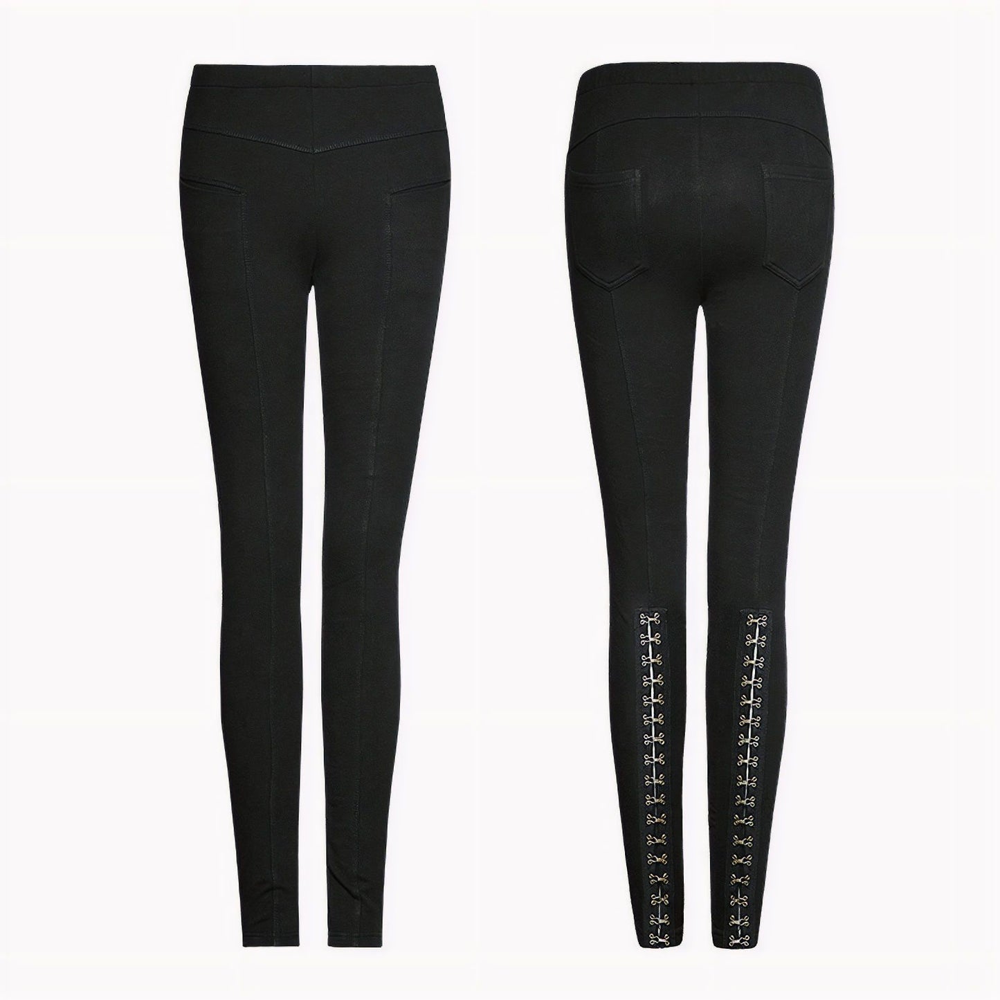 Hook & Eye Legging Zwart/Brons PK-102