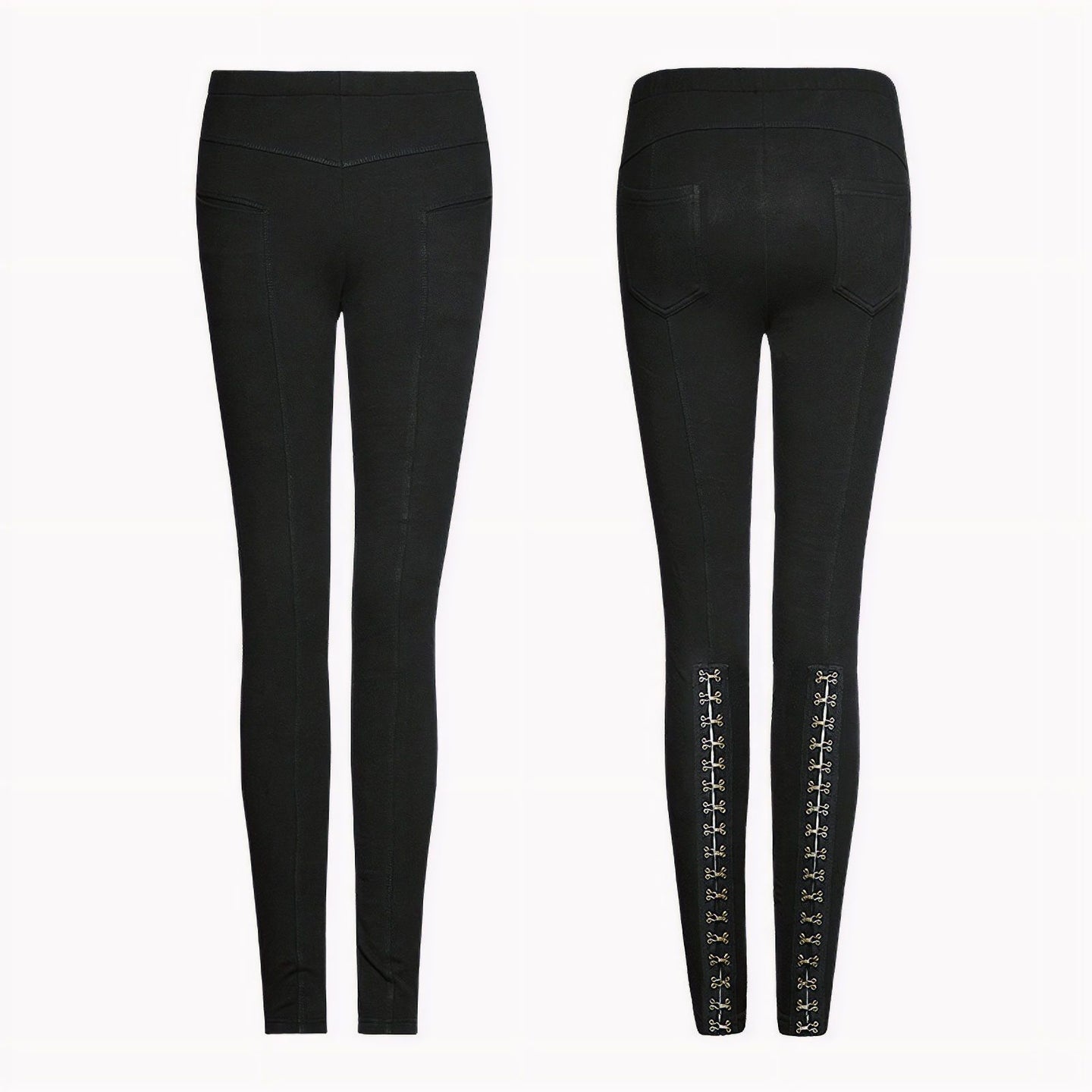 Hook & Eye Legging Zwart/Brons PK-102