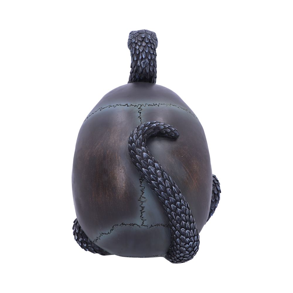 Serpentine Faith Skull 19 cm