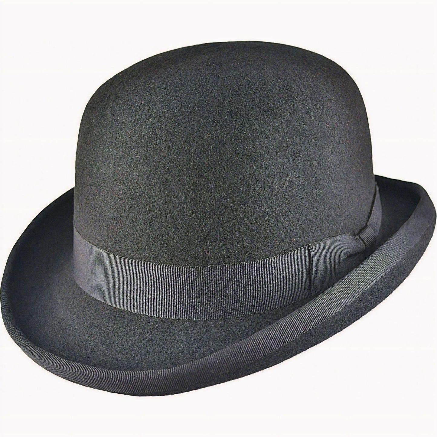 Classic Bowler Hat Wool Felt Black