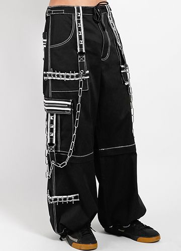 Crazy Piper Broek Zwart - Wit