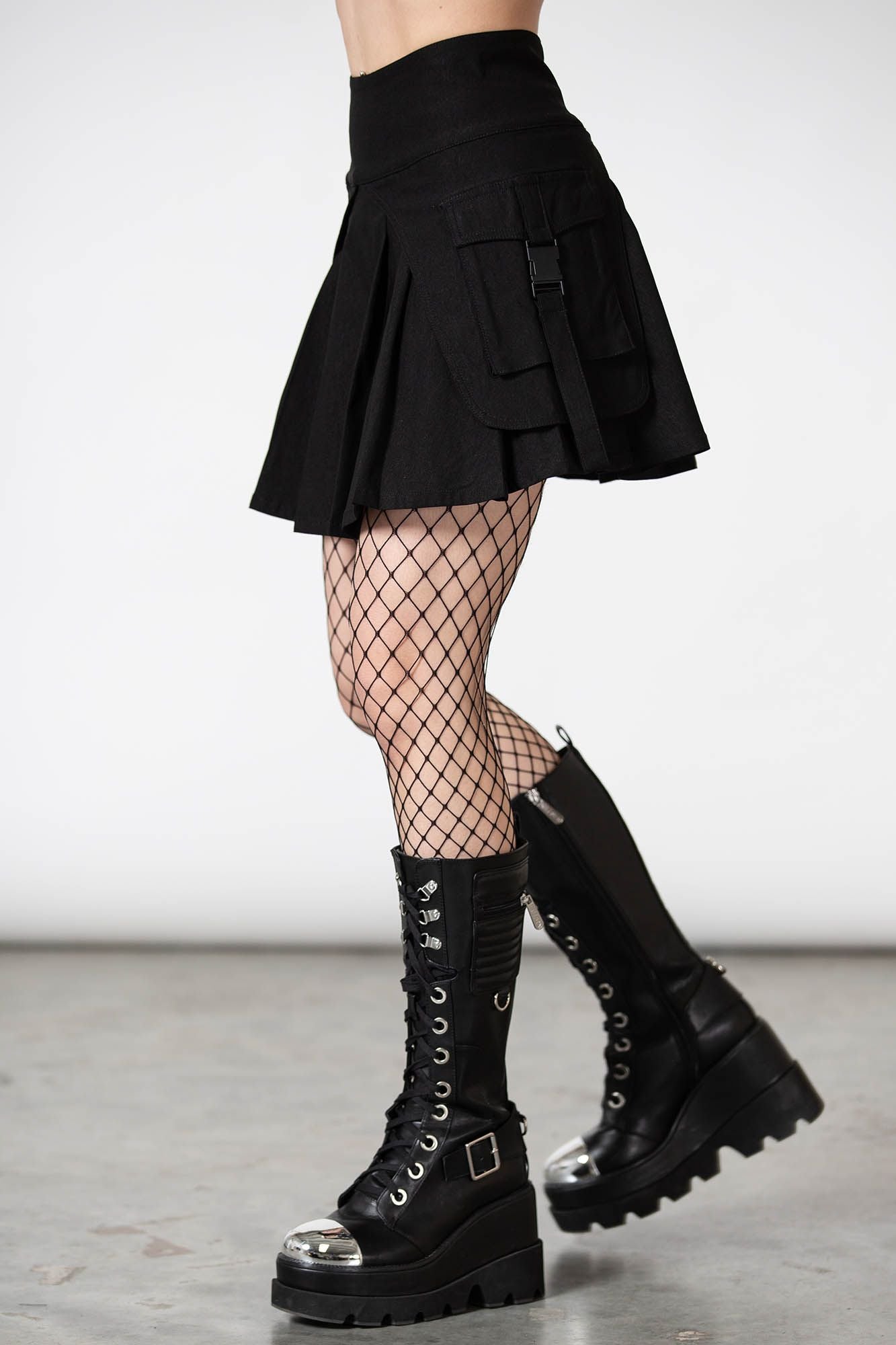 Killstar Vanya Pleated Minirok
