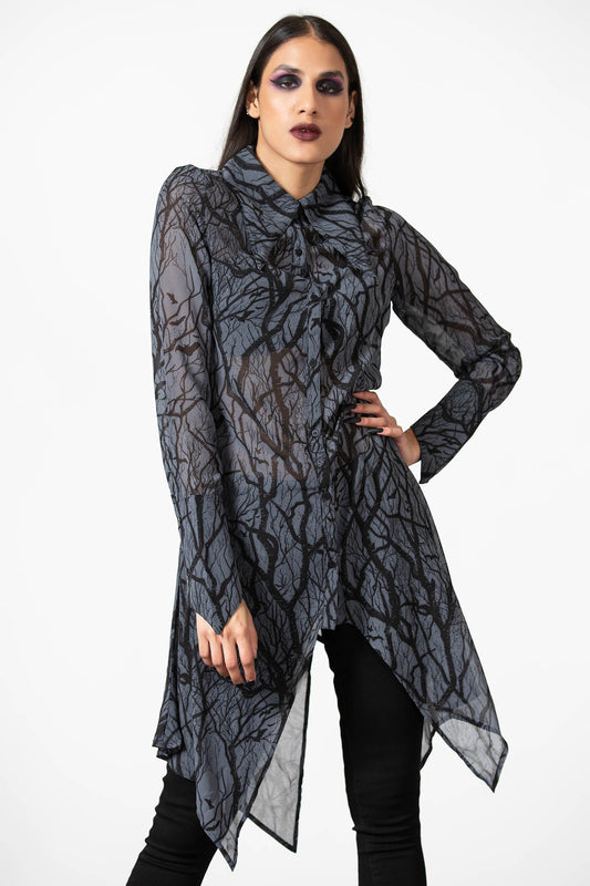 Killstar Eclipsa Button-Up Shirt