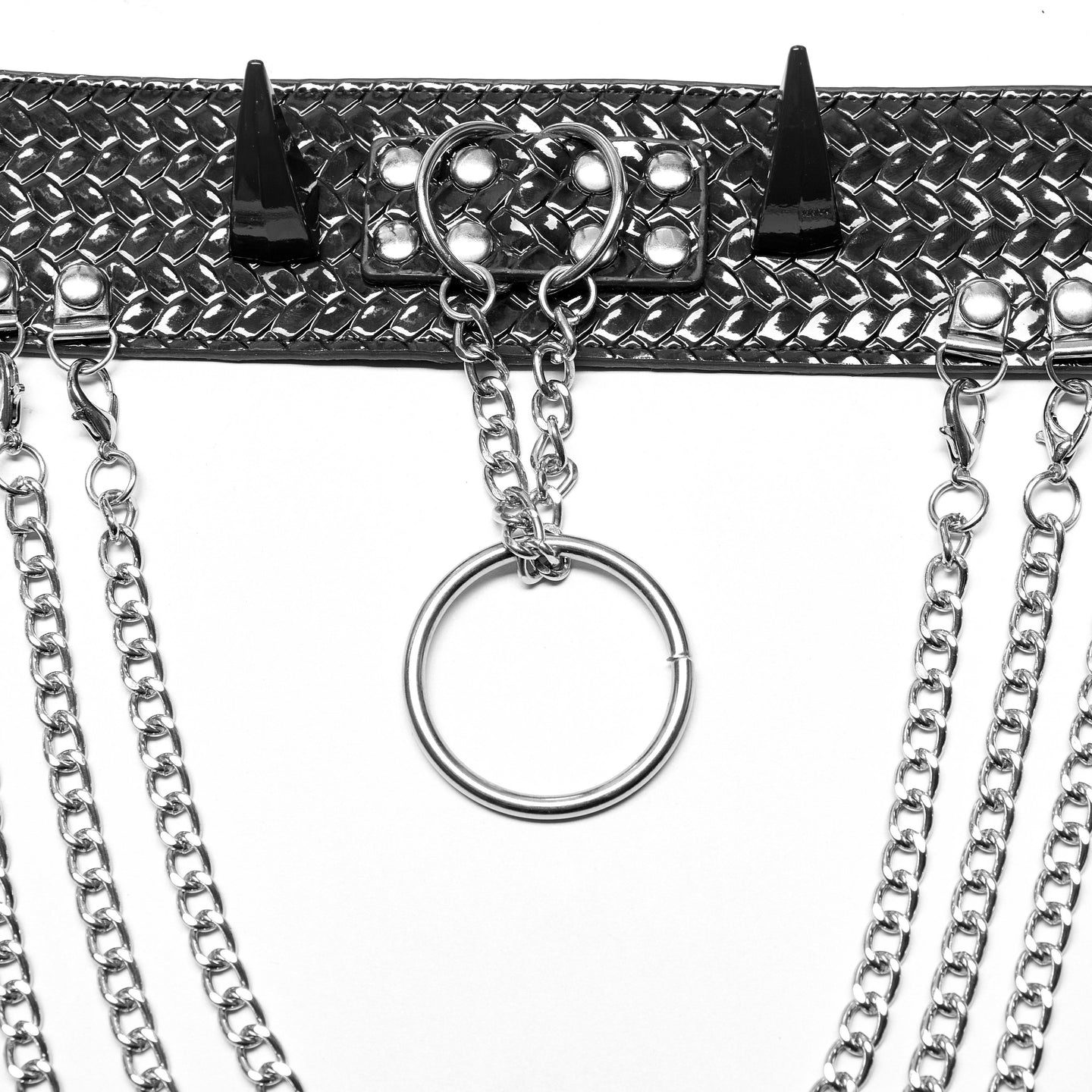 Horned Choker Black