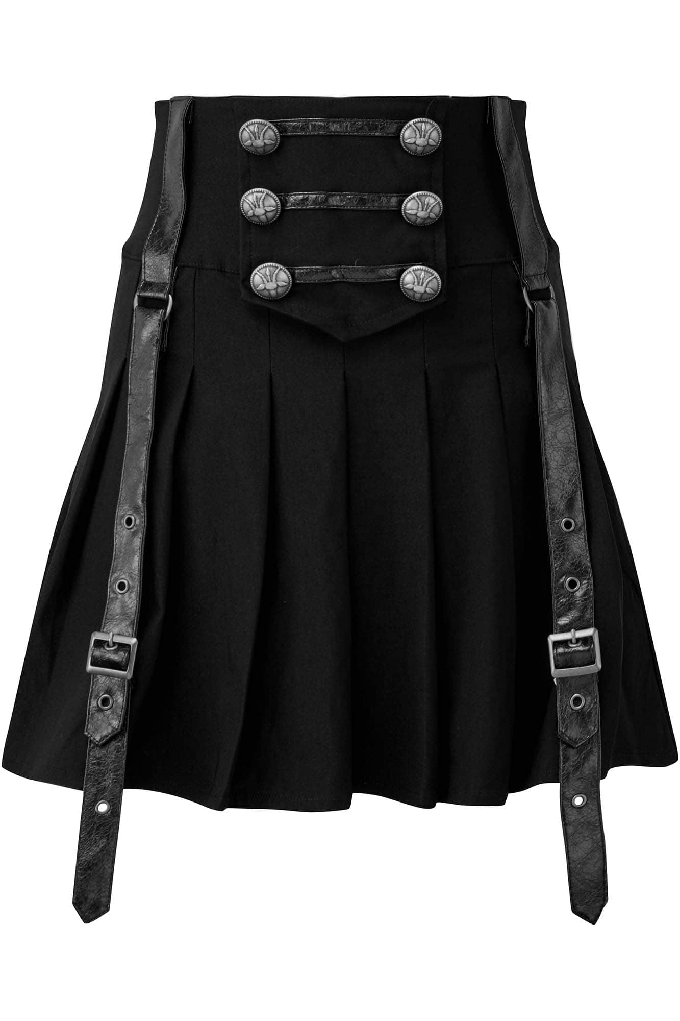 Killstar Dark Academy Minirok Zwart