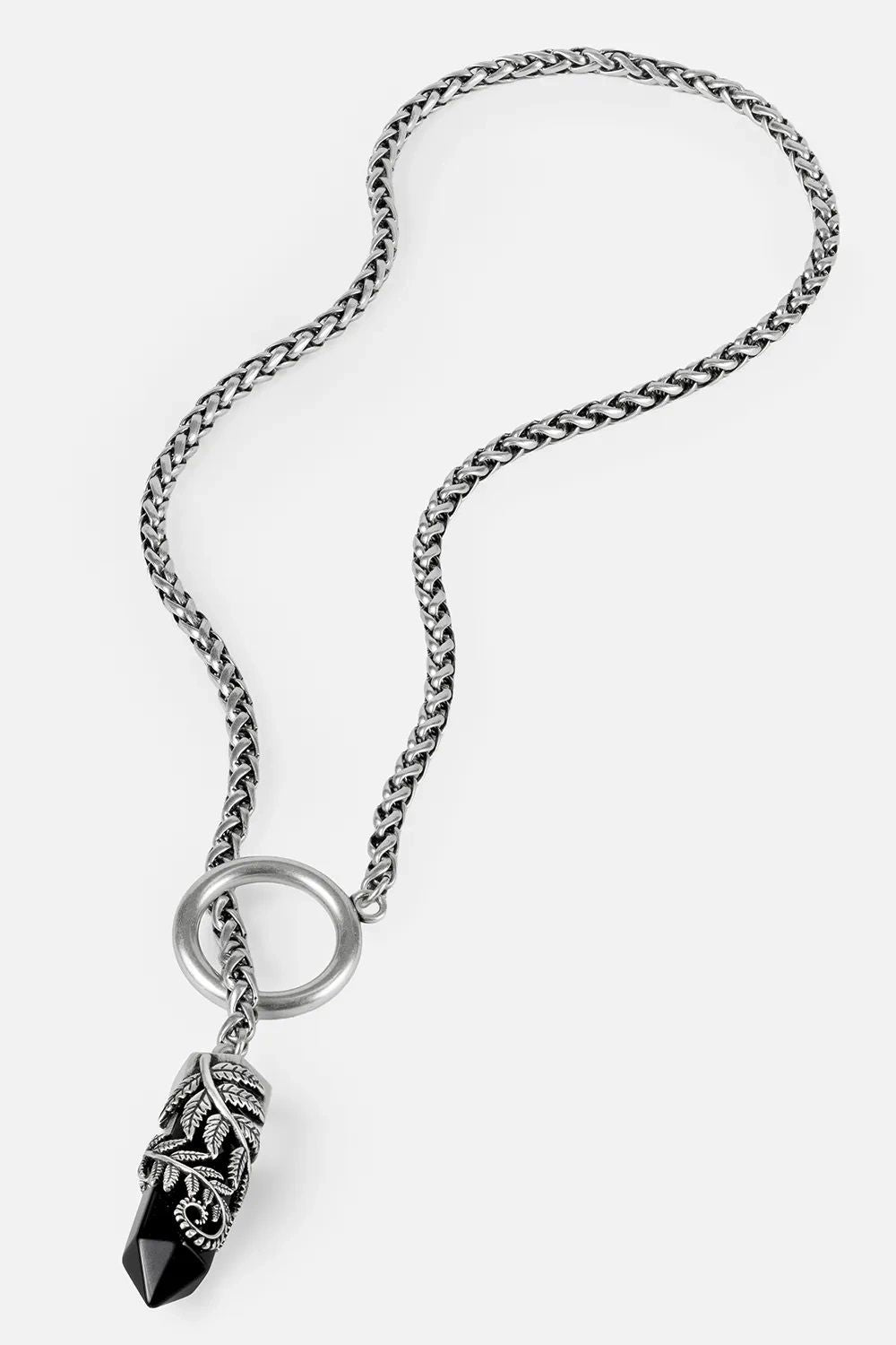 Crystal Fern O-ring Halsketting