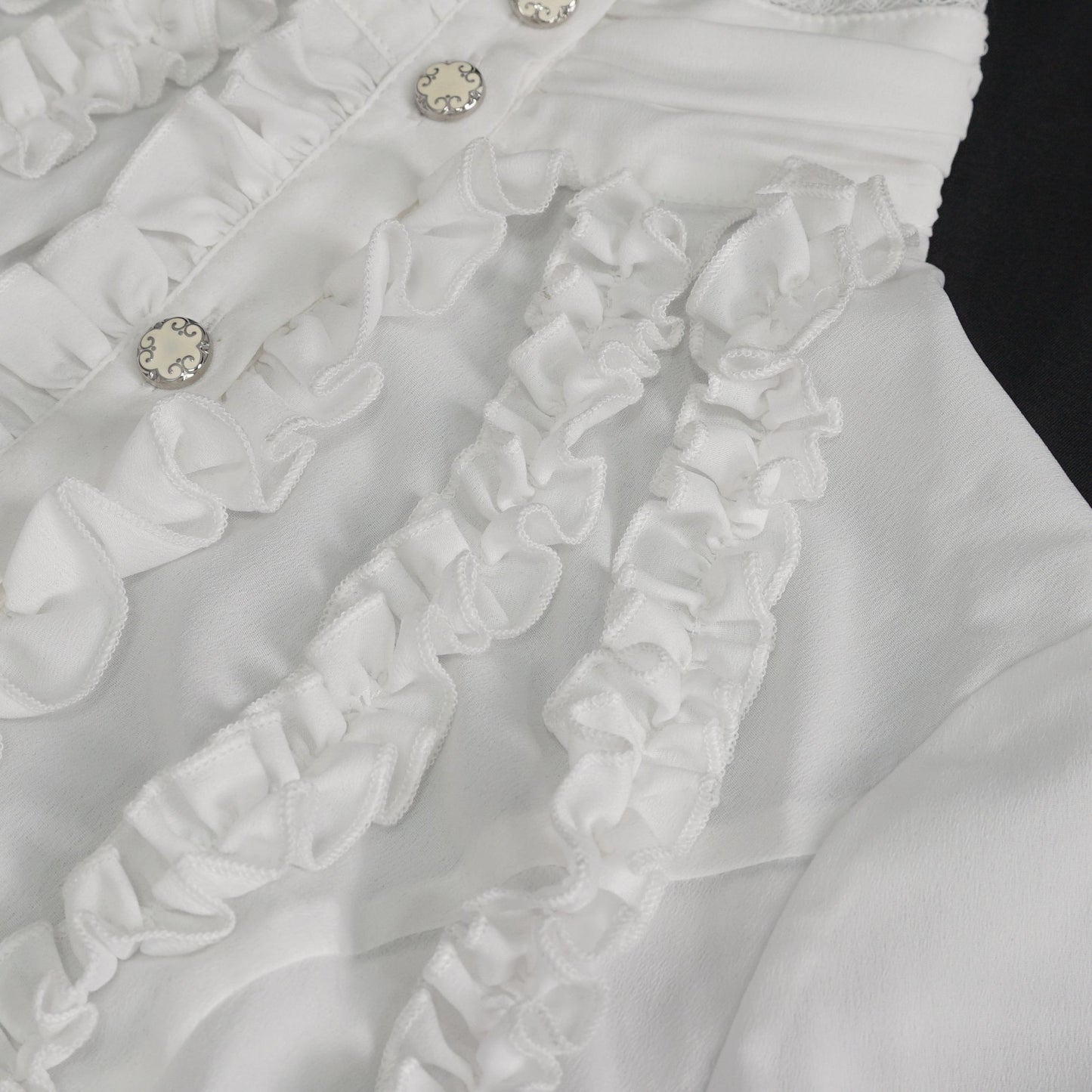 Devil Fashion Bluff Blouse Wit