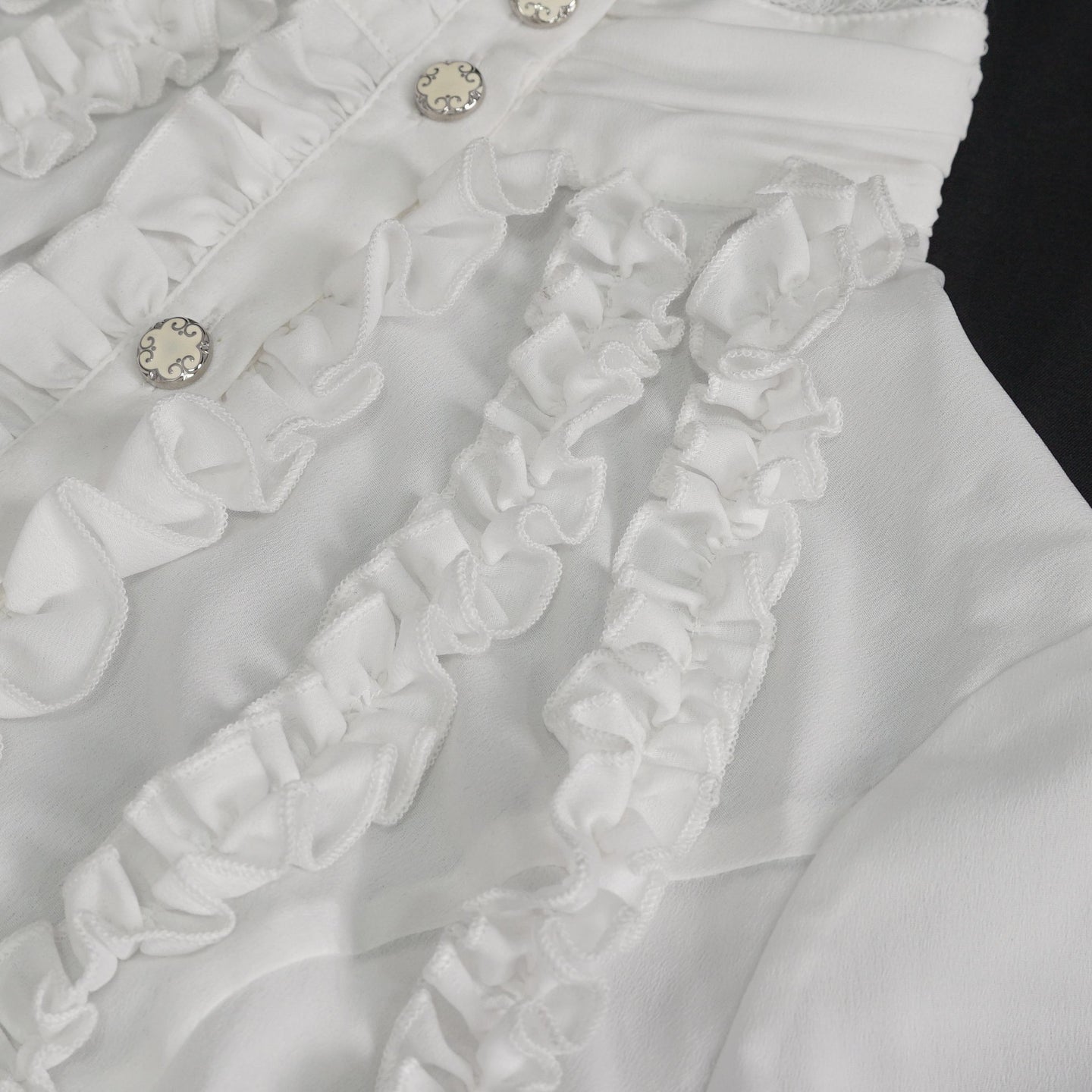 Devil Fashion Bluff Blouse Wit