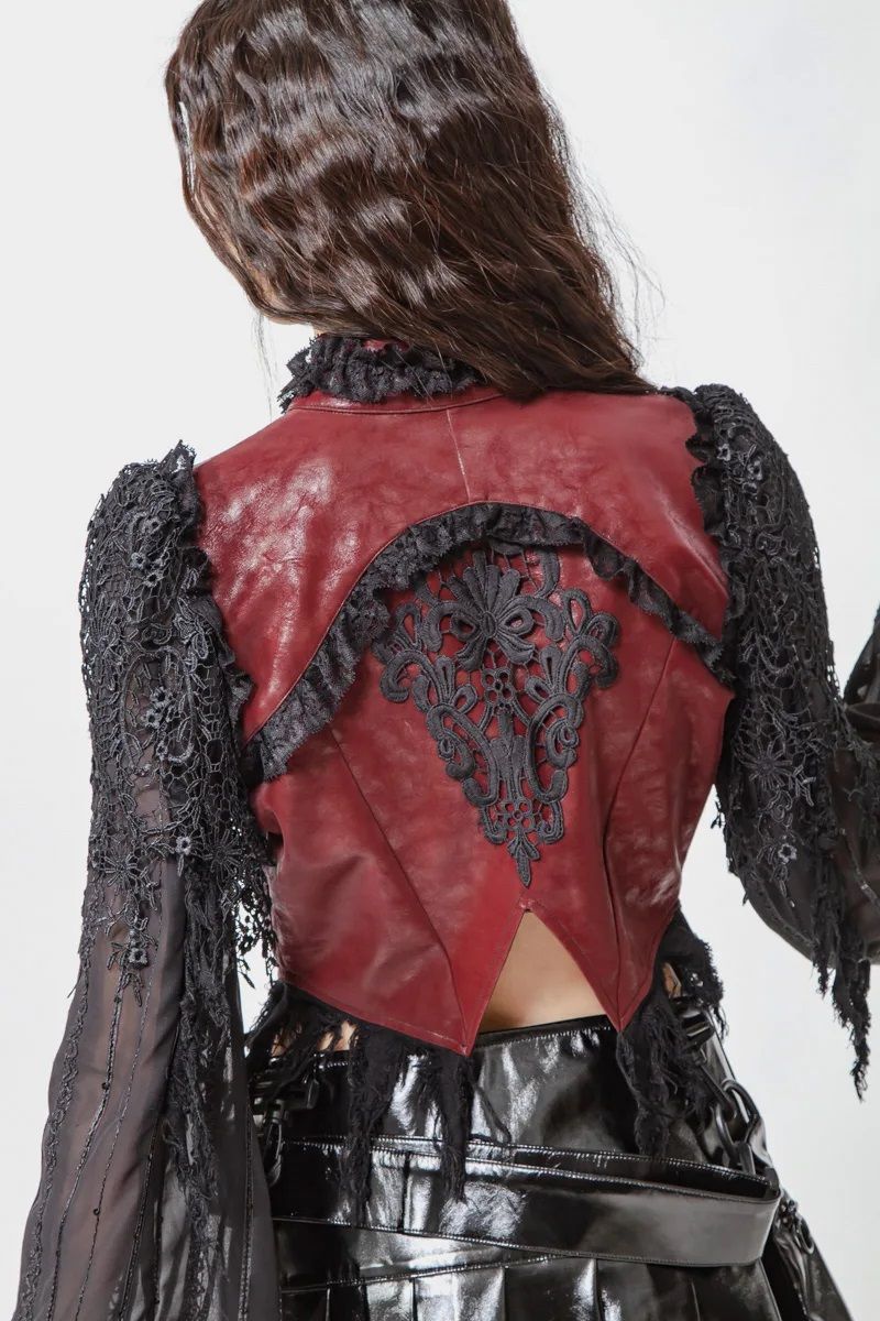 It's Real Bolero Jasje Rood - Zwart
