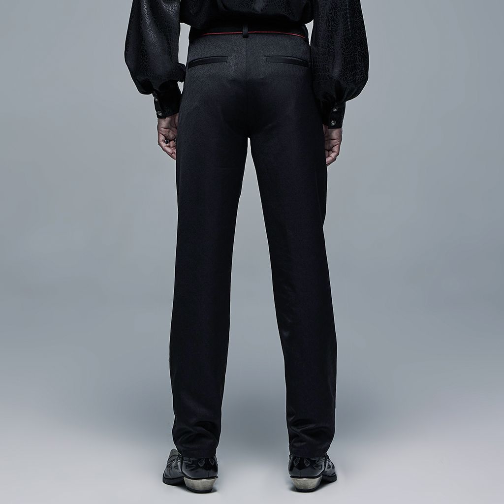 Ceremony Broek Zwart Rood