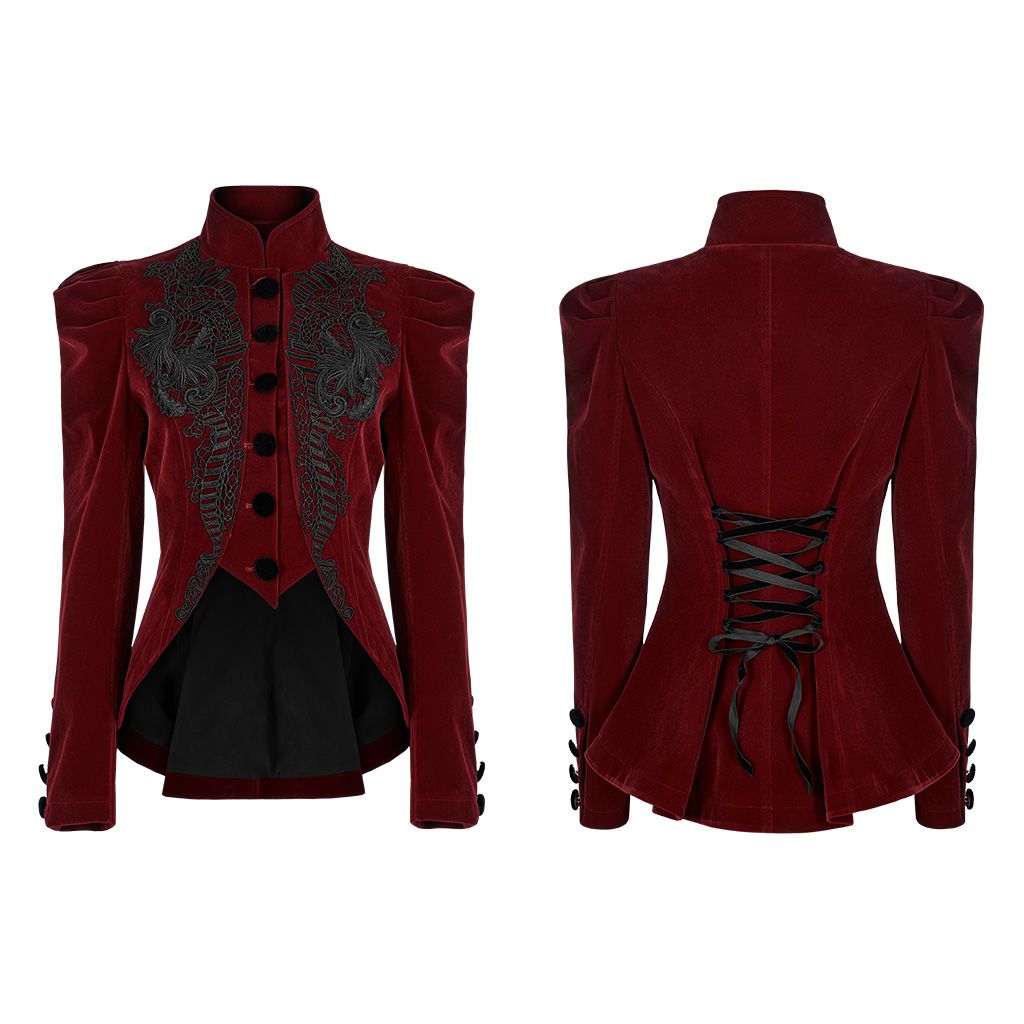 Nothing to Say Jacket Red - Black