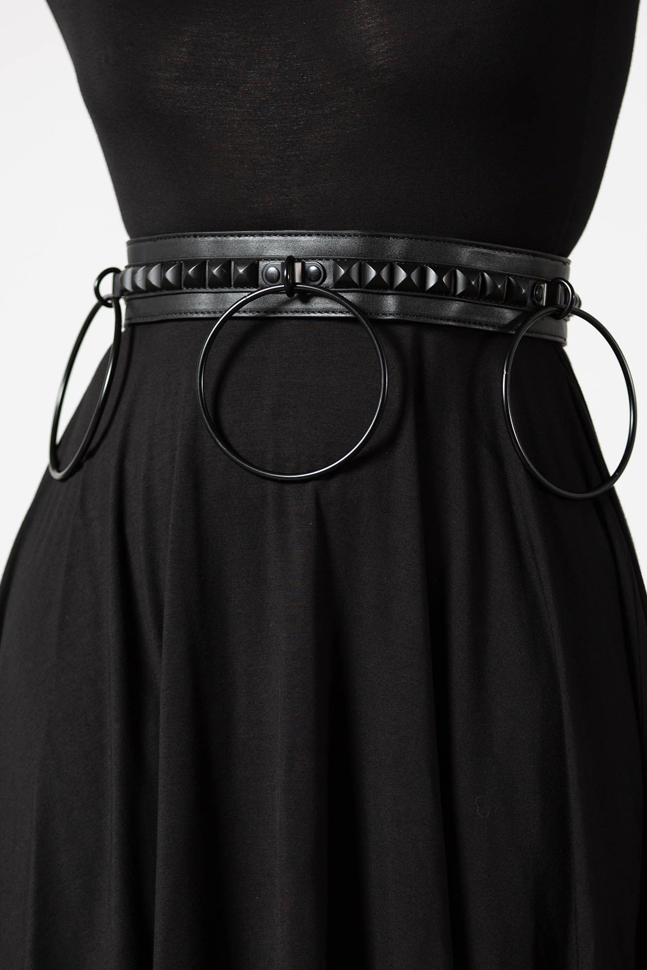 Killstar Vicious Studded Belt Black