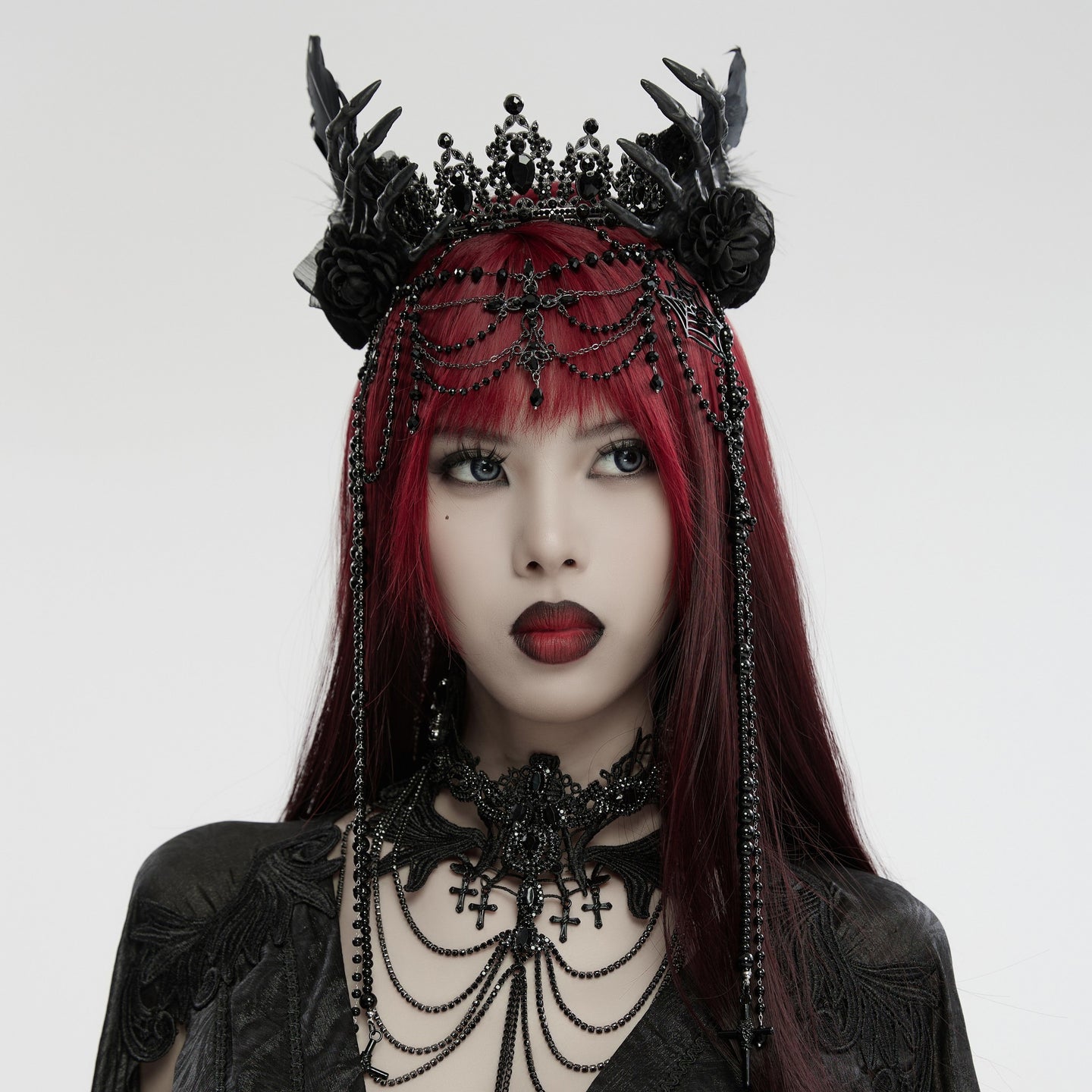 Wicked Tiara Kroon Zwart