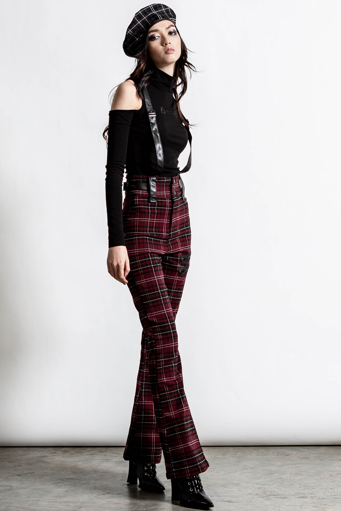 Prophet of Doom Suspender Trousers Blood