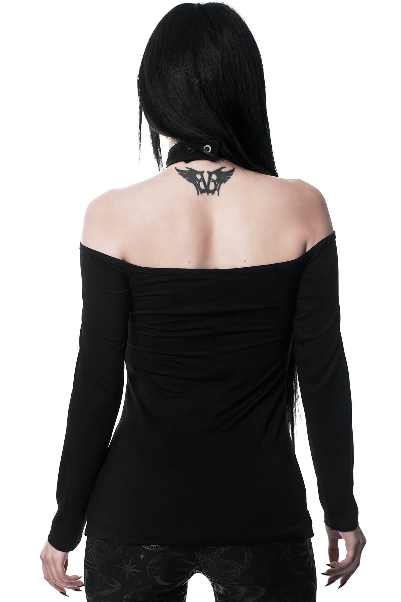 Killstar Whiplash Bardot Top