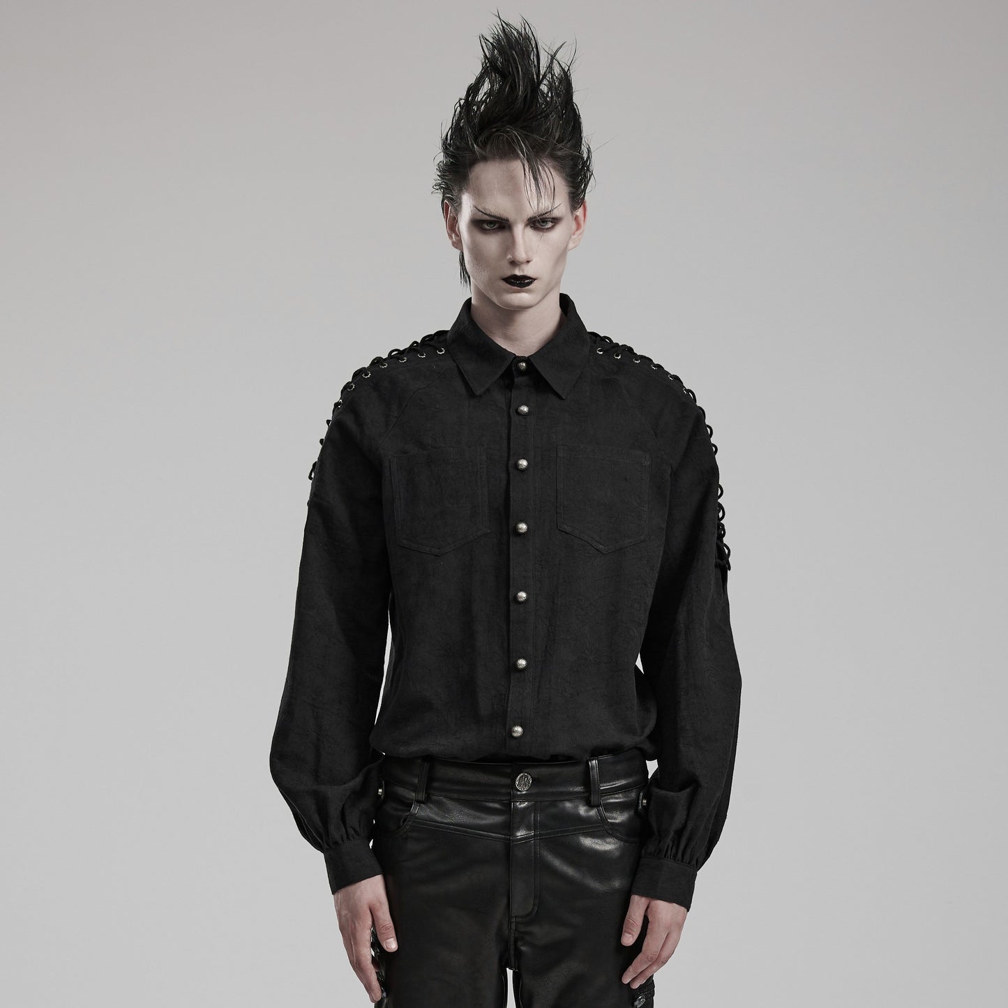 Don't Care Shirt Zwart
