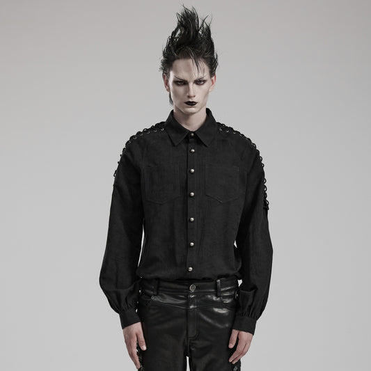 Don't Care Shirt Zwart