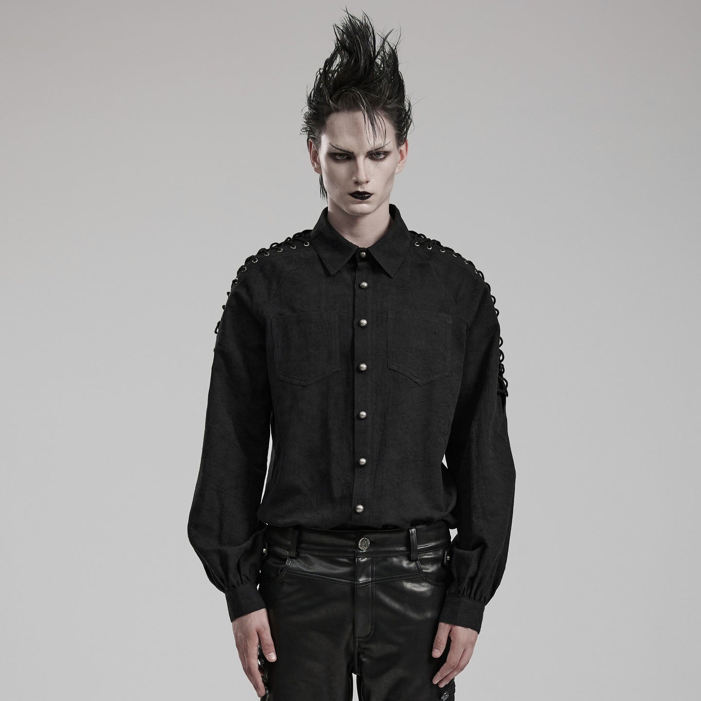 Don't Care Shirt Zwart