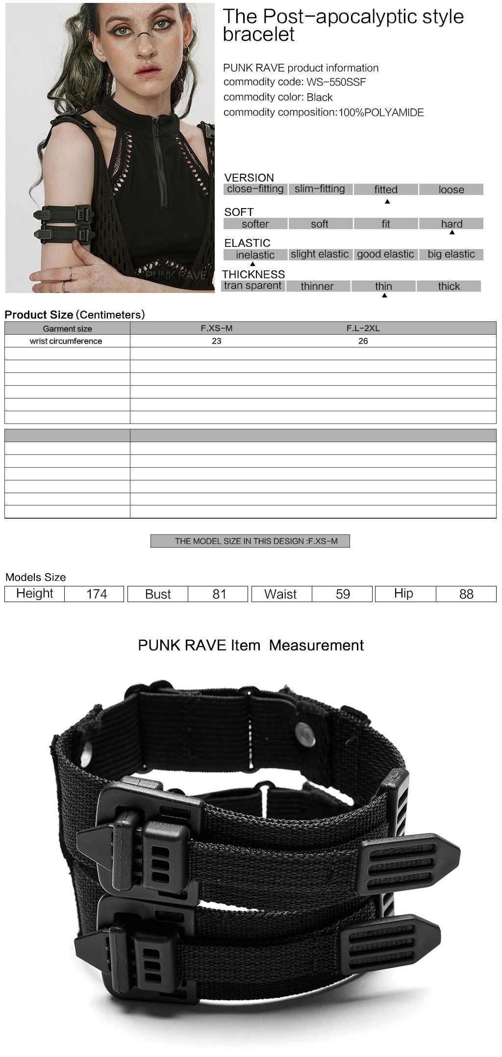 Double Strap Arm Cuff