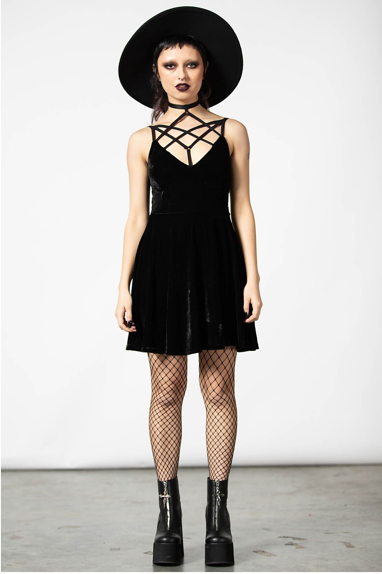 Killstar Magica Skaterjurk Zwart