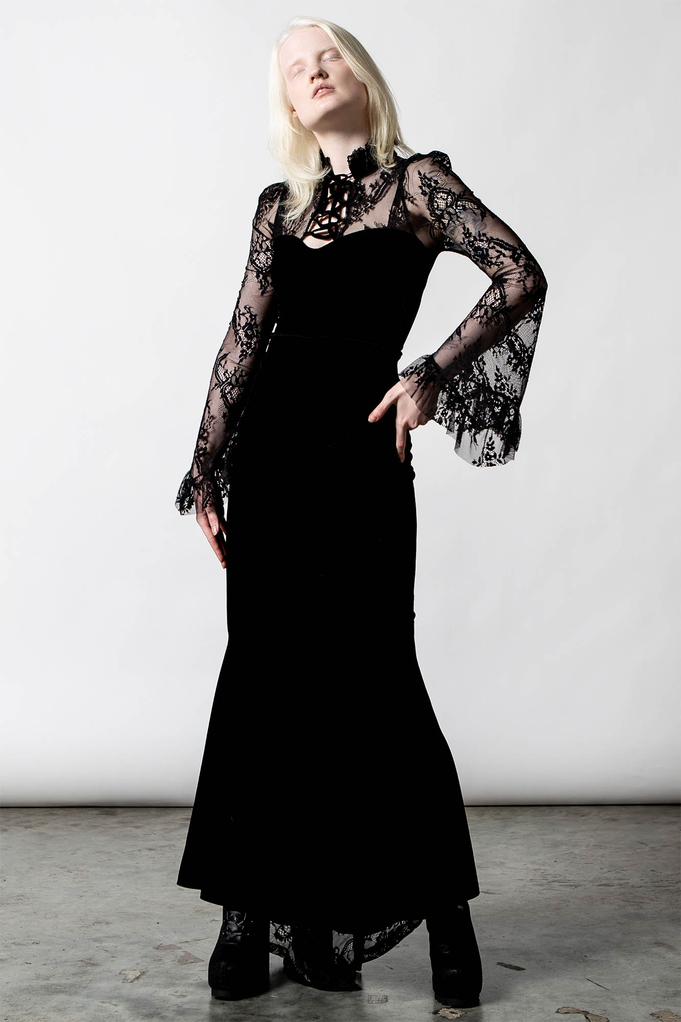 Killstar Poison Fang Top Black