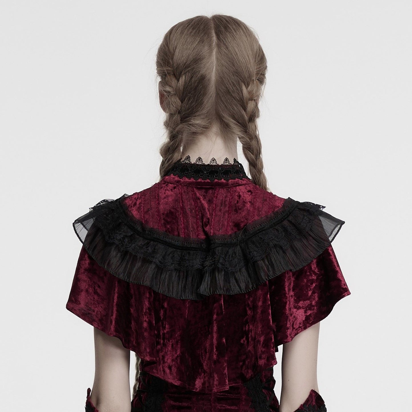 It's Gone Capelet Rood - Zwart