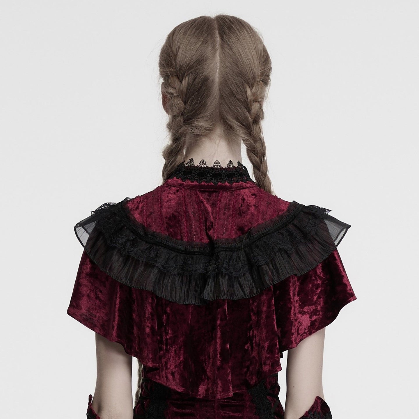 It's Gone Capelet Rood - Zwart