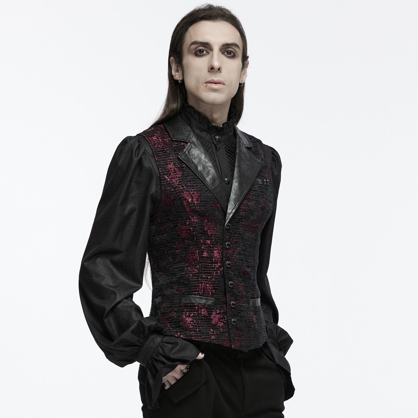 Free Me Gilet Rood - Zwart