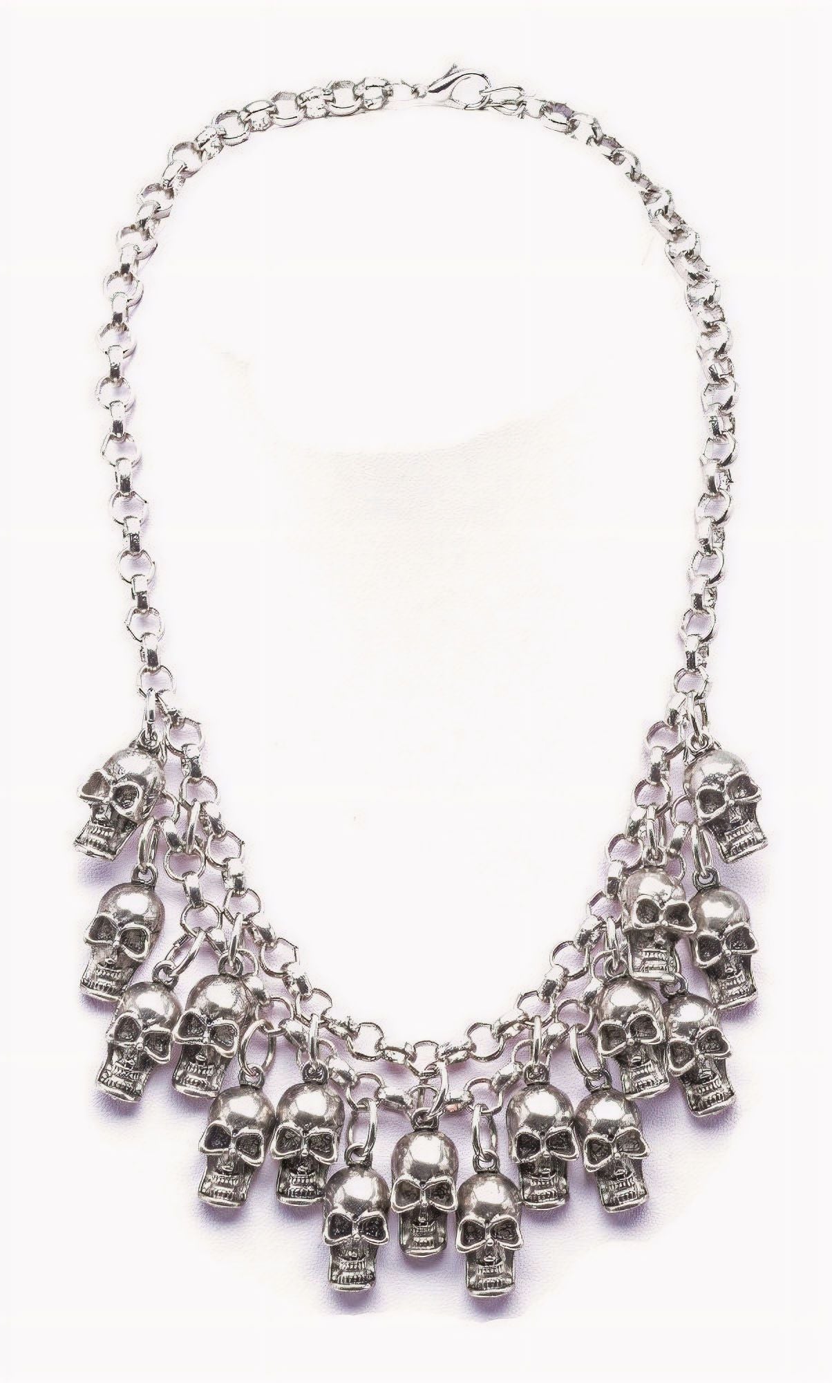 Metal Skull Necklace
