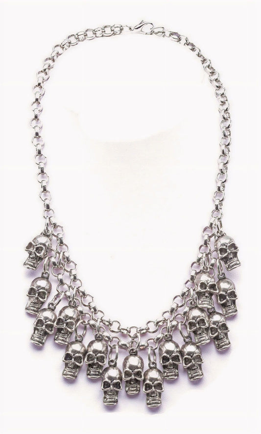 Metal Skull Necklace