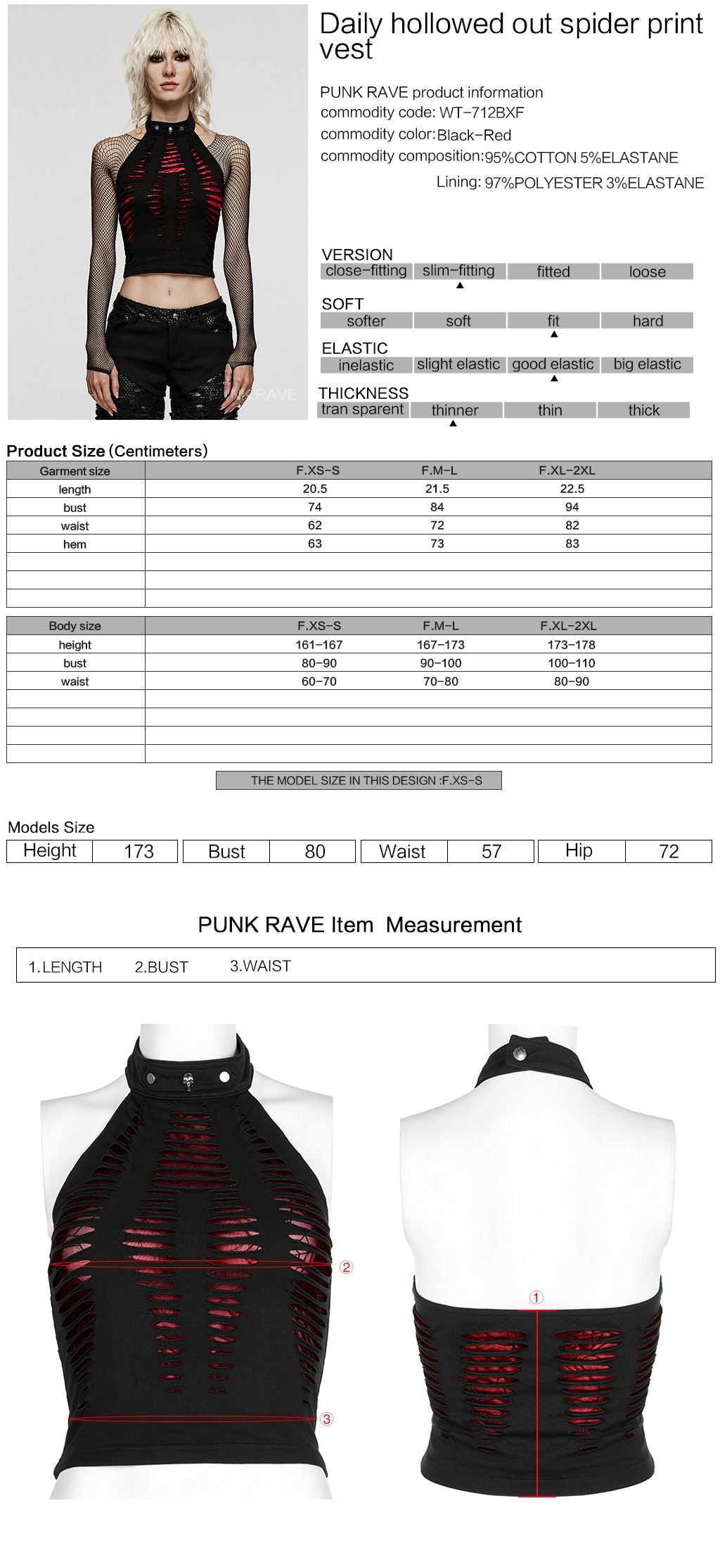 Commitment Top Black - Red