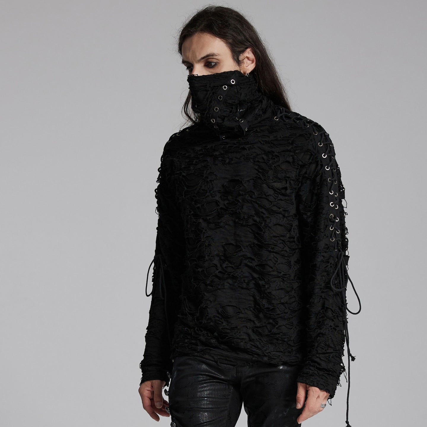 Find the Key Long Sleeve Top Black