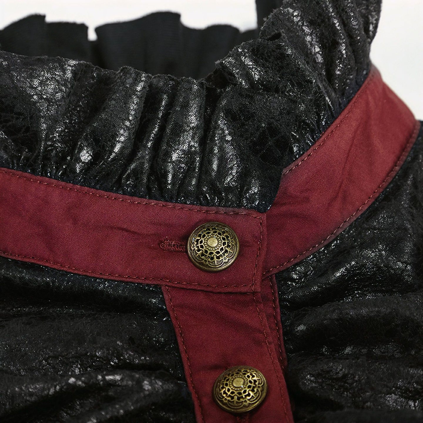 Punk Rave Celestial Shirt Donkerrood