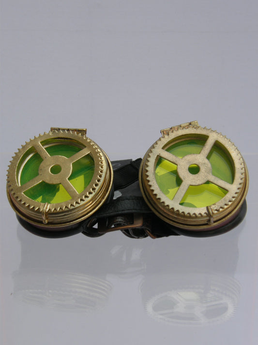 Steampunk Goggles Raised Cog Fronts