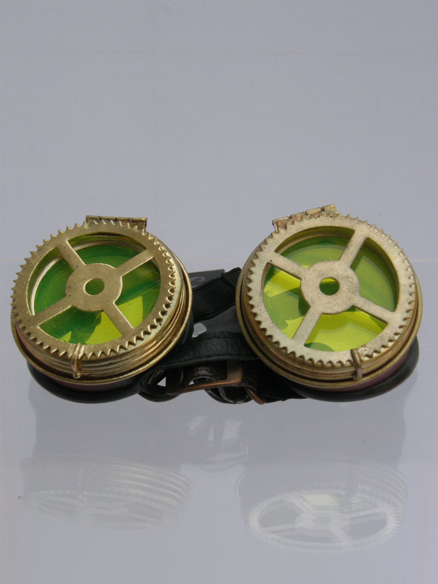 Steampunk Goggles Raised Cog Fronts