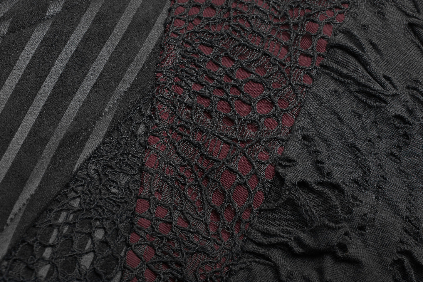 Change Our Way Gilet Zwart - Rood