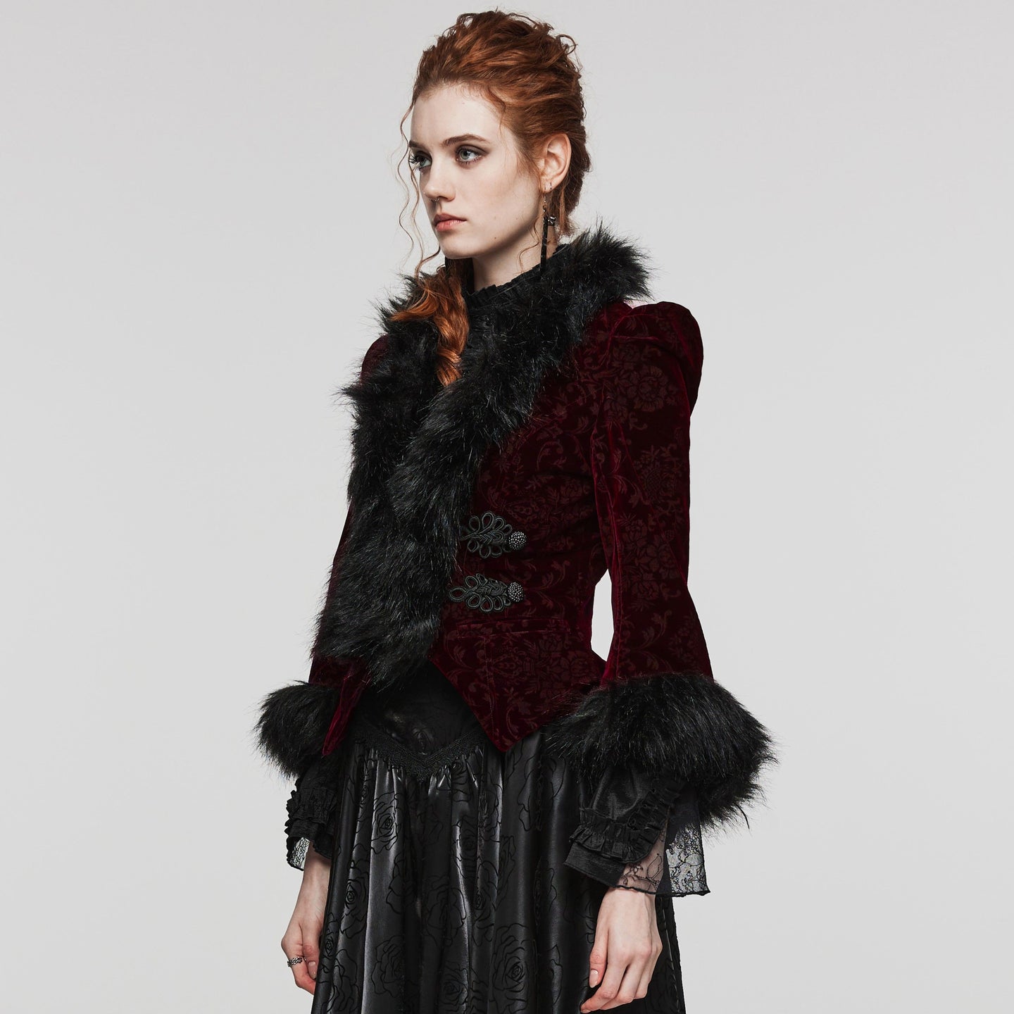 Wanting More Jacket Red - Black