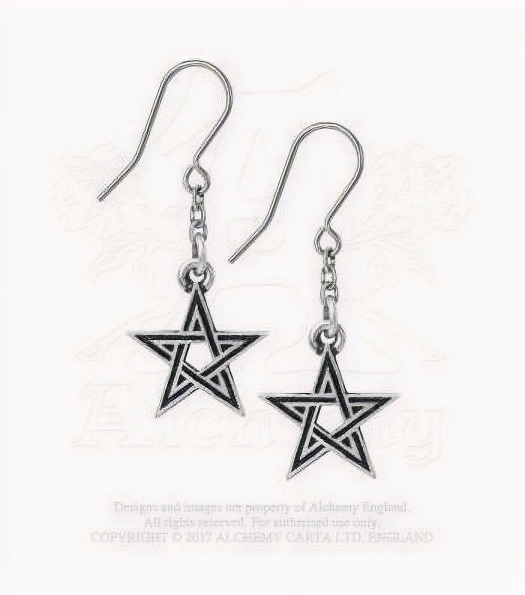 Black Star Oorhangers