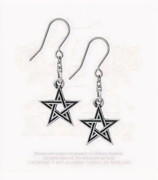 Black Star Oorhangers