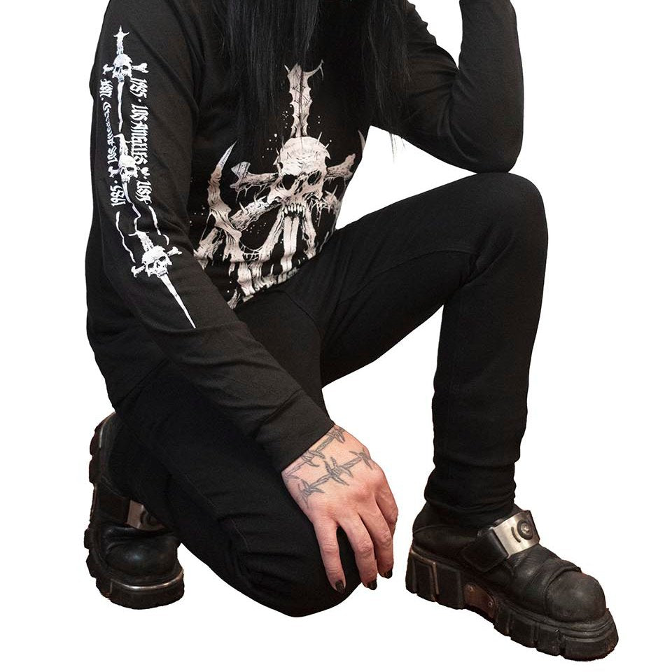 THE 301-G SKINNY BLACK STRETCH FxxK'N JEANS