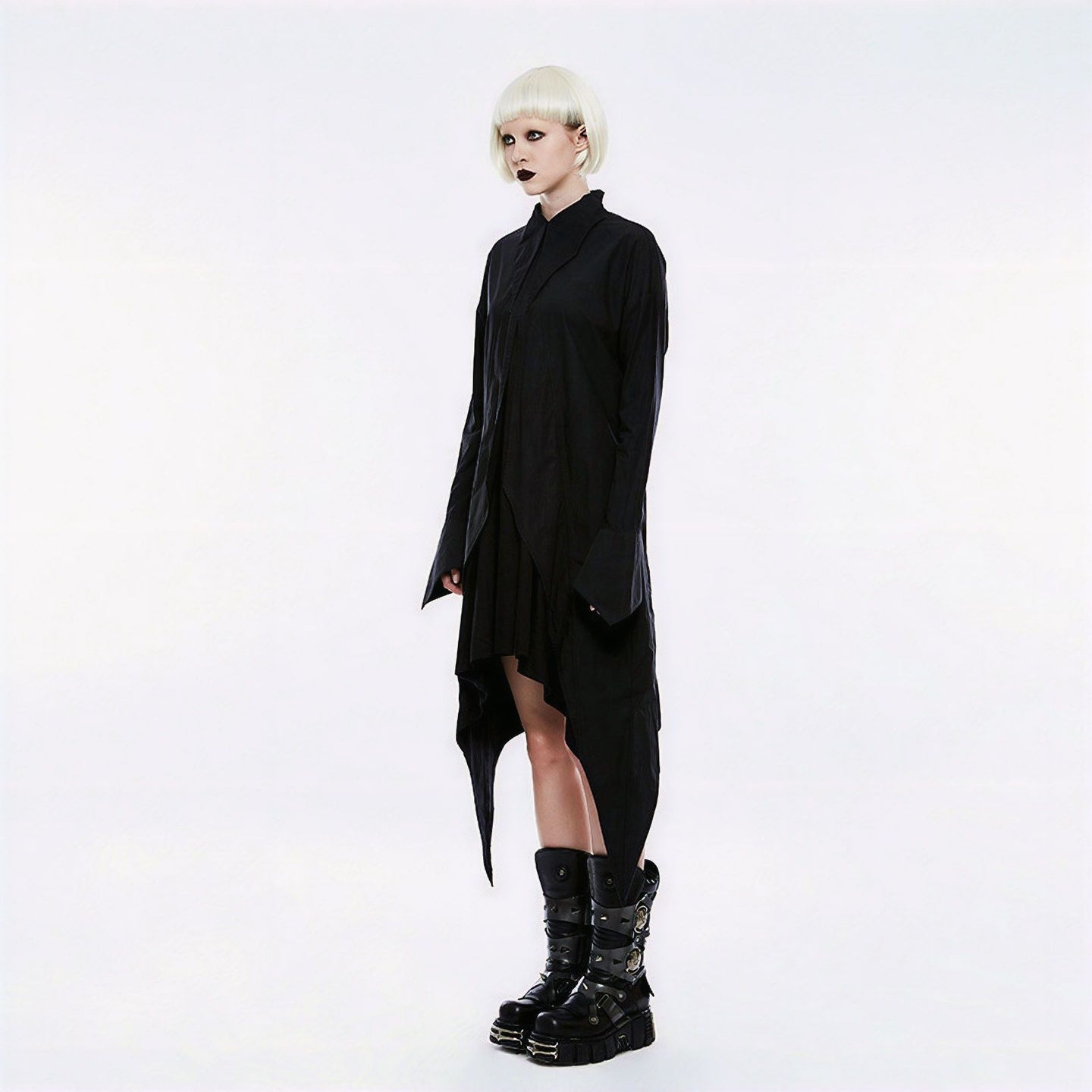 Punk Rave Black Shadows Shirt - Tunic