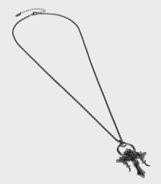 Killstar Mourning Ankh Halsketting