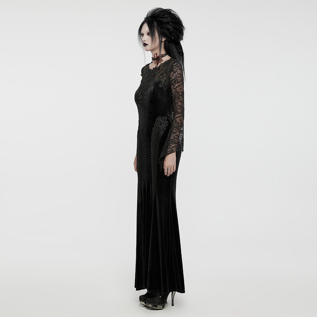 Drifting Away Maxi Jurk Zwart