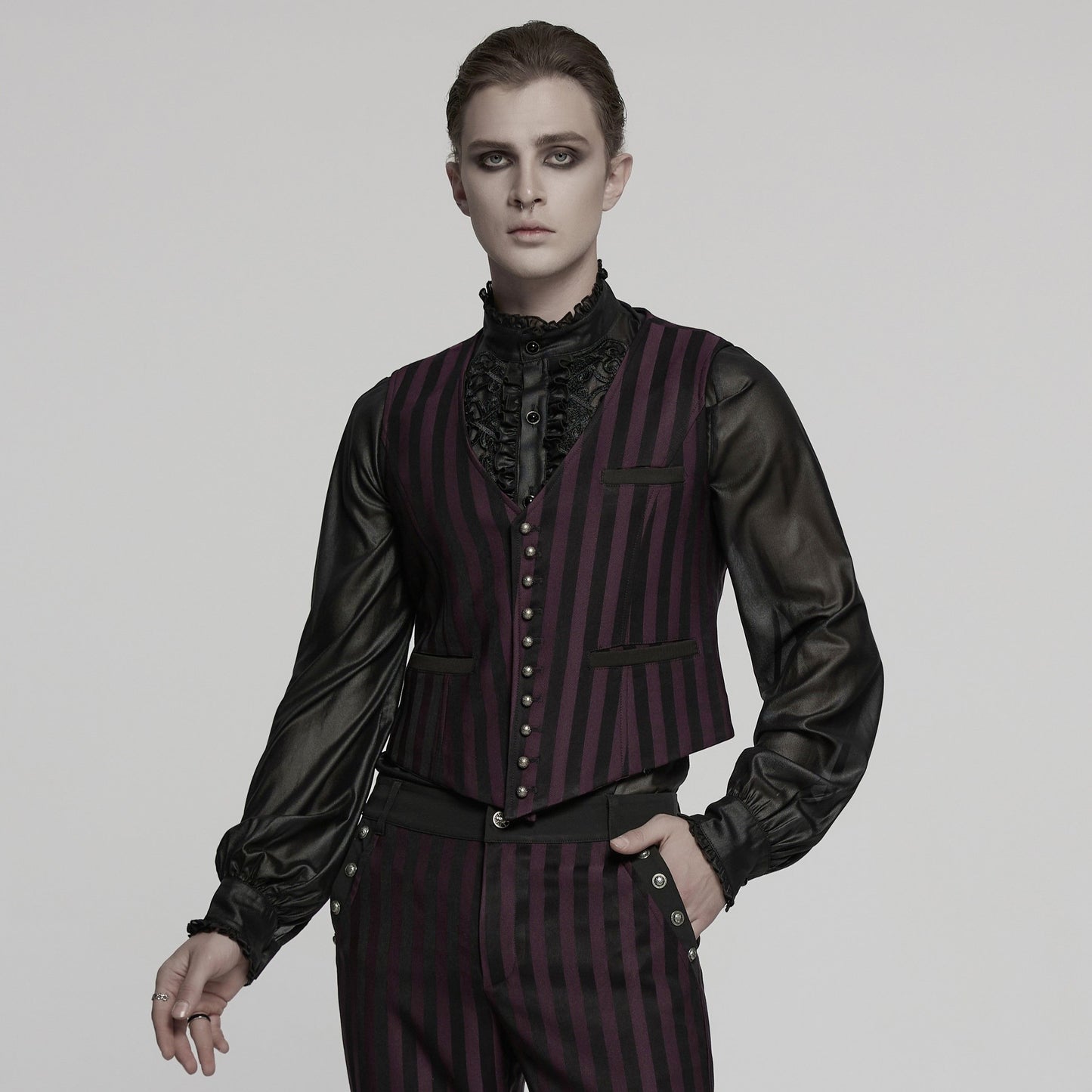 Thrill Gilet Zwart - Rood