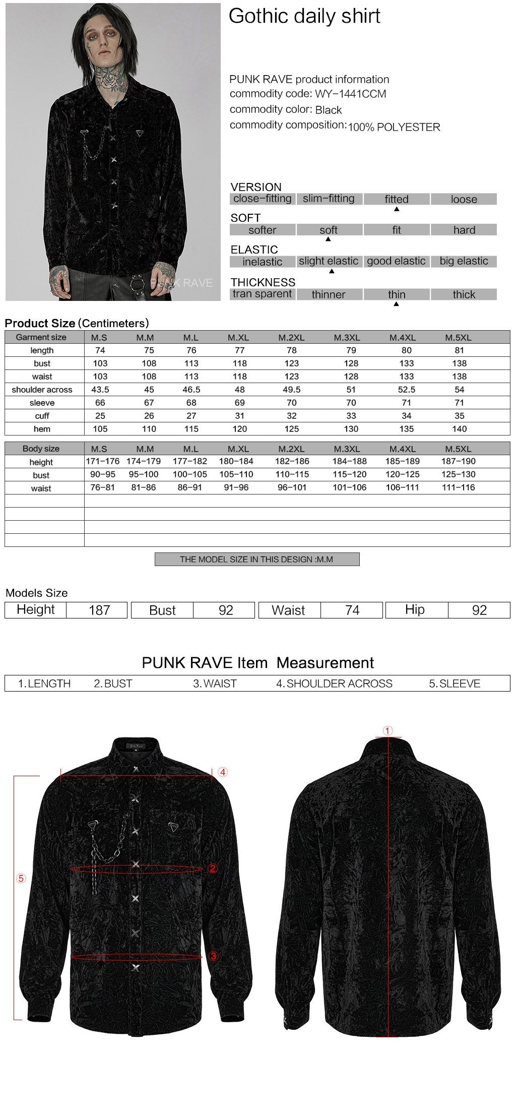 Crushed Shirt Black 