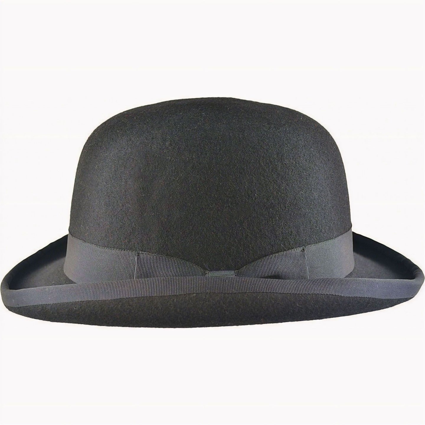 Classic Bowler Hat Wool Felt Black